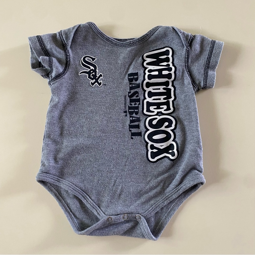 White Sox Baseball Baby Onesie